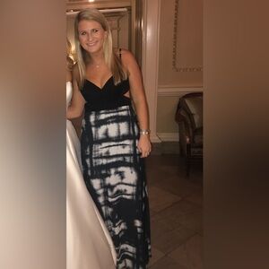 BCBGMaxAzria black and white dress